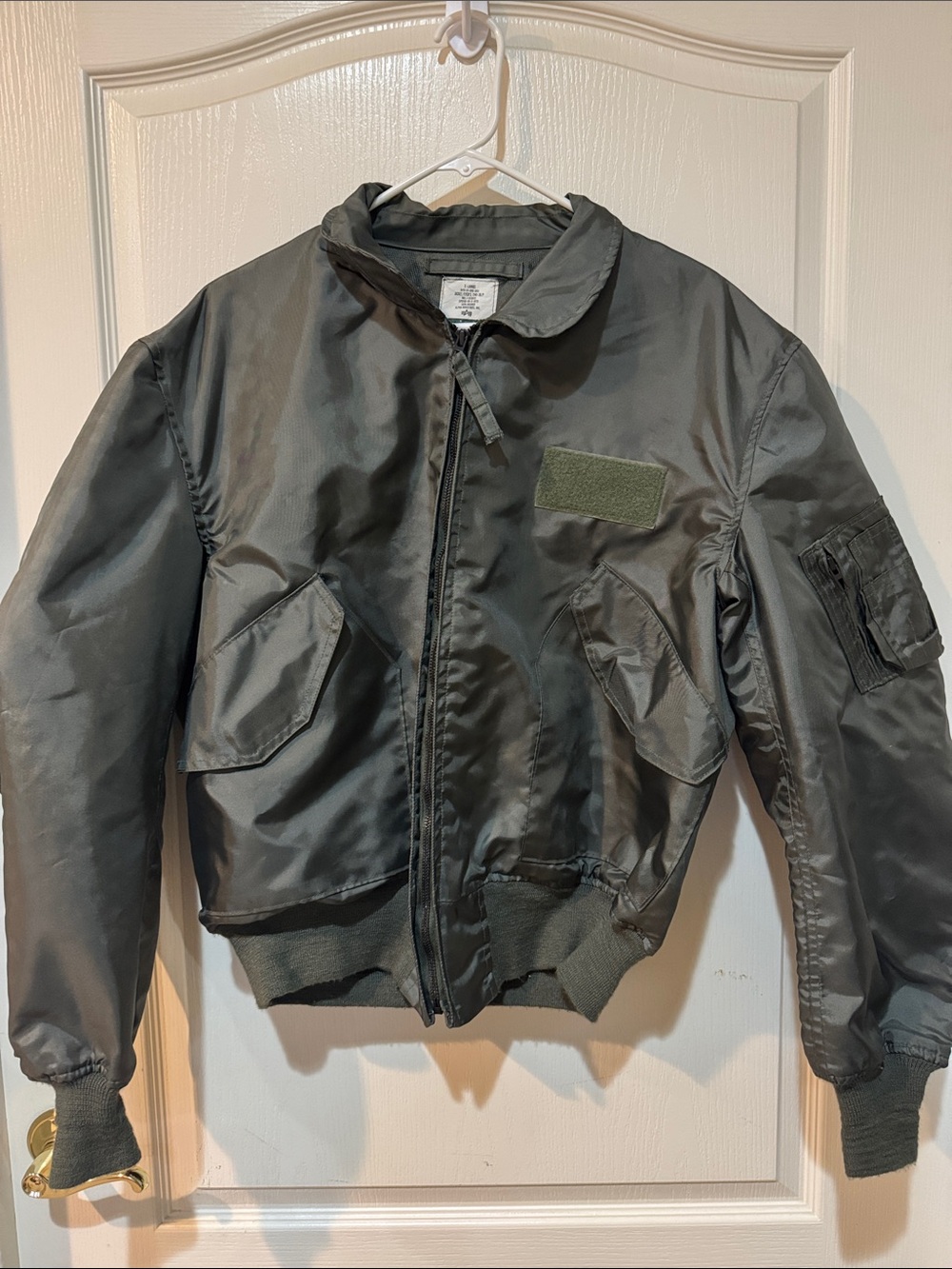 Alpha Industries Olive Green Military Flyers CWI-36 Vintage Jacket